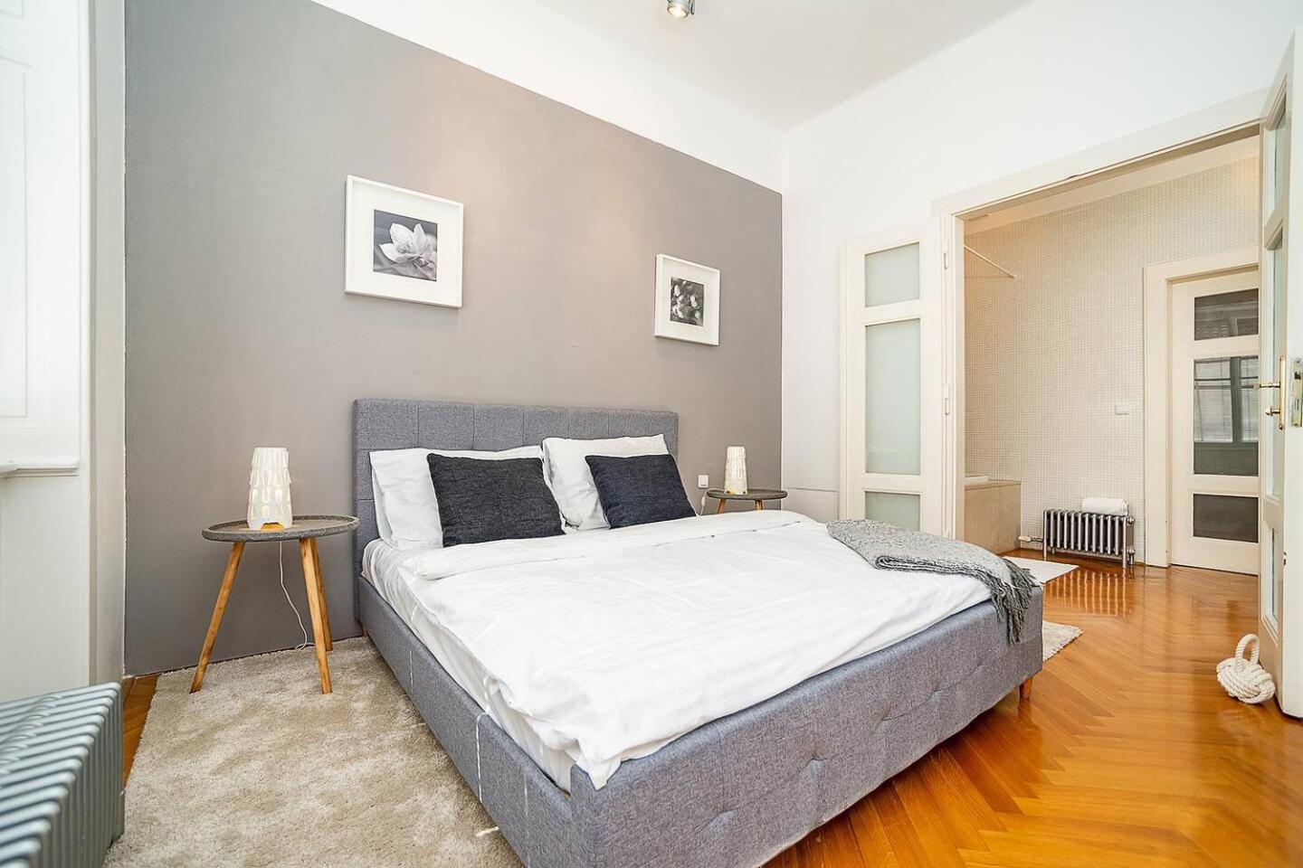 Elegant Old Town With Balcony With Free Garage Apartament Praga